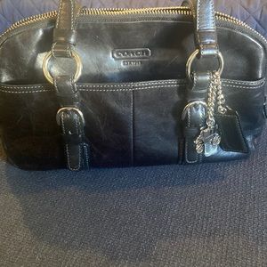 Coach leather satchel